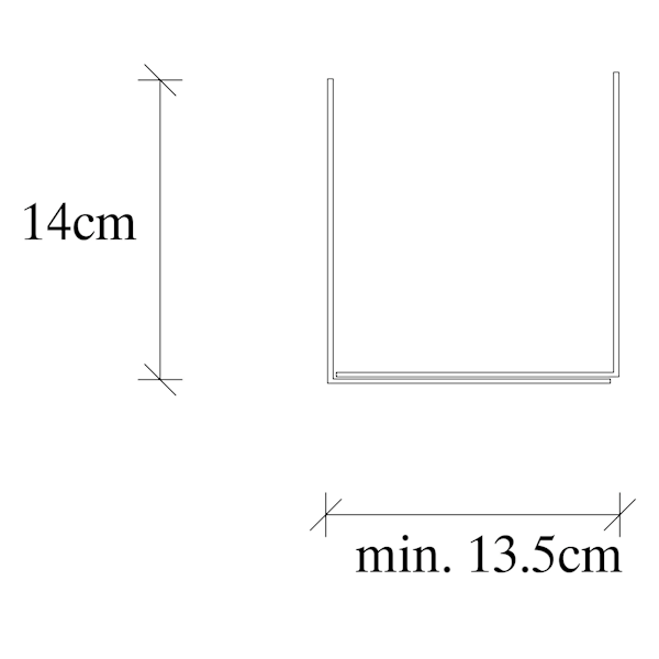 Metal Bogstøtte Kitap tutucu 9 - Sort