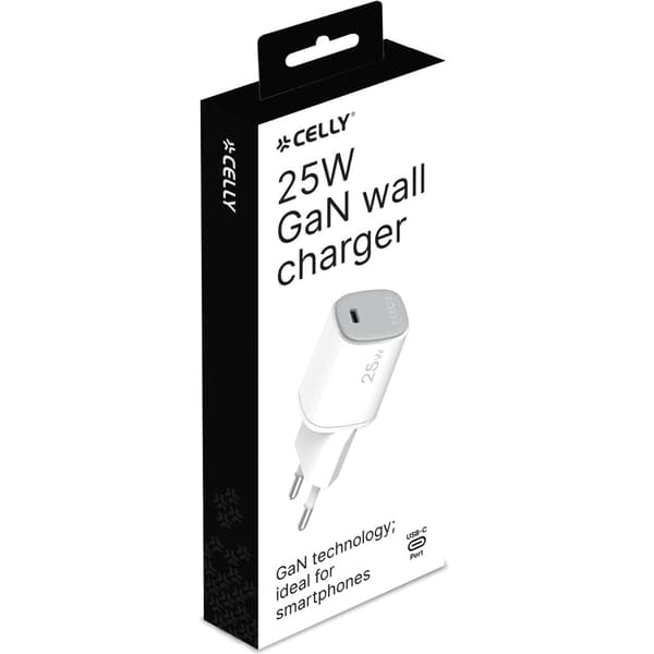 USB-laturi GaN 1 x USB-C PD 25W