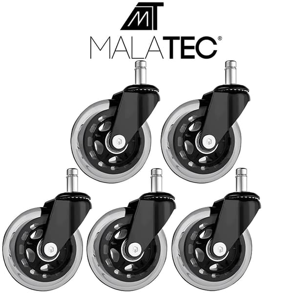Hjul til en kontorstol - 5 stk. Malatec 22077