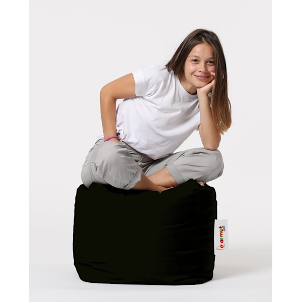 Garden Pouff Square Pouf - musta