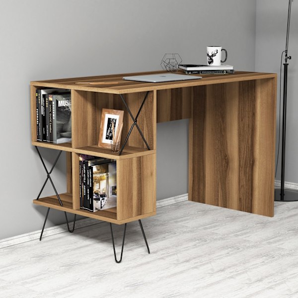 Study Desk Extra - Valnød