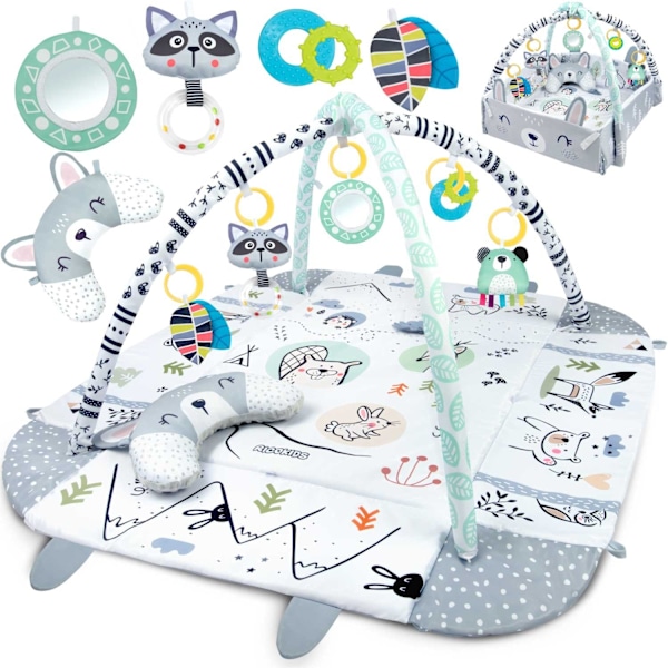 Interaktiivinen ja opettavainen leikkimatto 110 x 100 cm Rabbit Ricokids