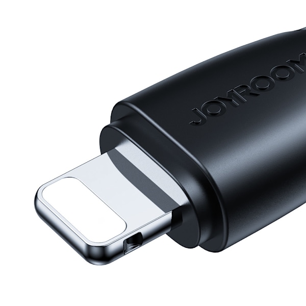 iPhone USB - Lightning kabel 2,4A 0,25m sort