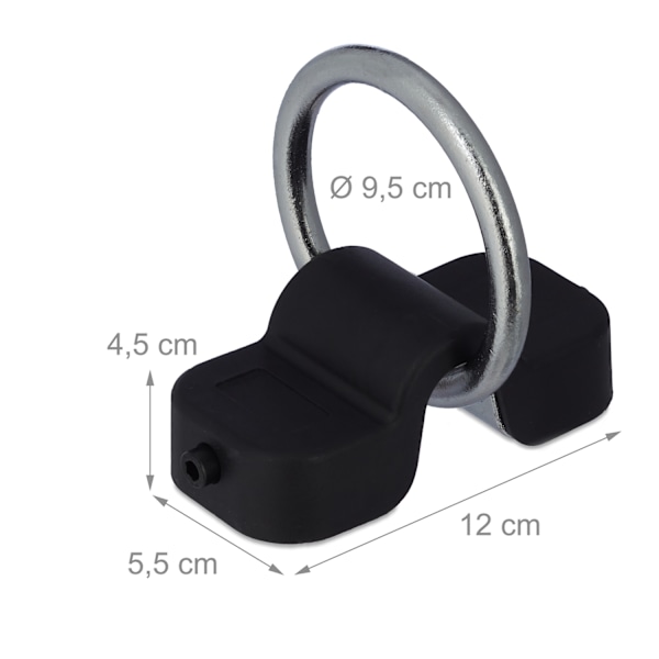 Væg og gulv forankring til cykel