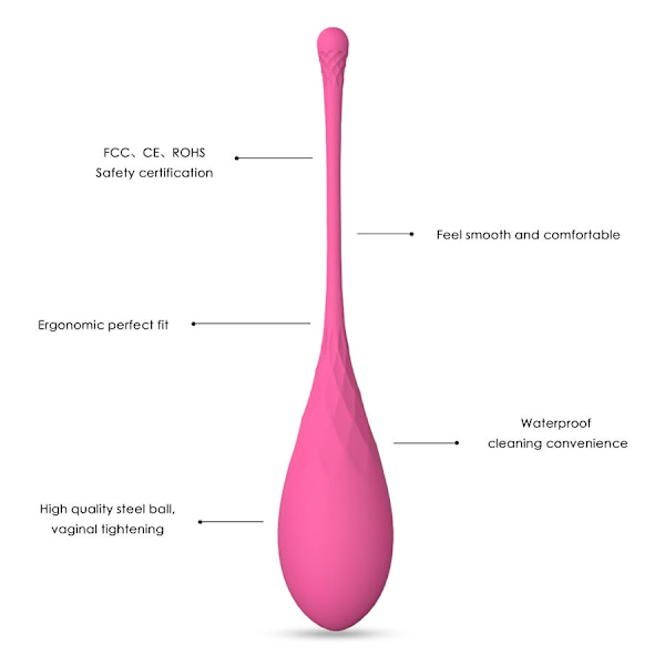 Leslie - Kegel Fit bäckenmuskelträningsset 6 vikter