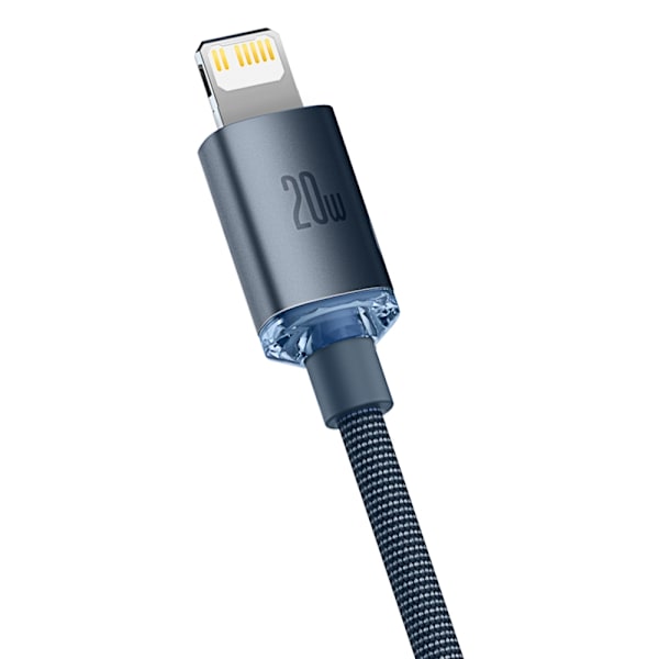 USB - Lightning-kaapeli nopeaan lataukseen ja tiedonsiirtoon, 1,2 m, musta