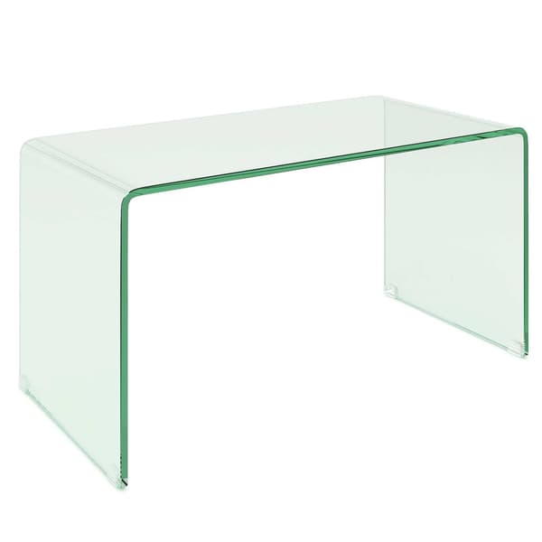 U-format soffbord i härdat glas – 81,5 x 42 x 40 cm