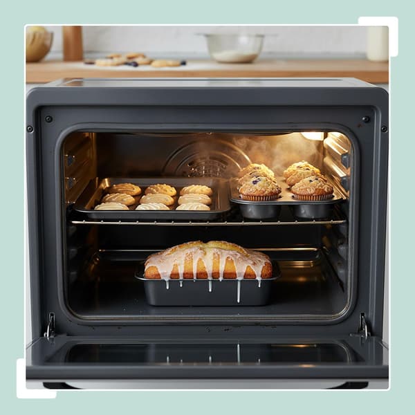 3-delt non-stick bageformsæt – muffin, brød, bradepande
