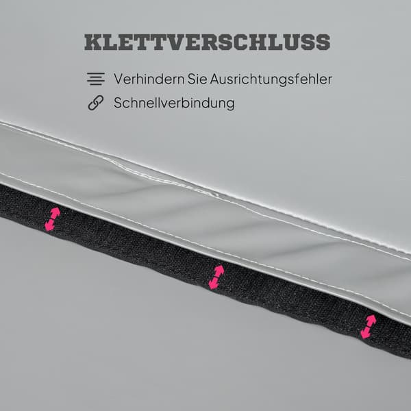 Pole Dance Matta, 5 cm tjock, 150 cm diameter, ljusgrå