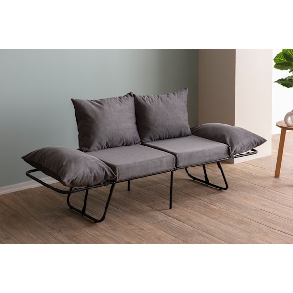 2-sits bäddsoffa Viper 2-sits - Grå