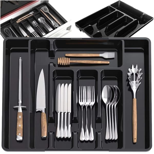 Plastskuffeindsats/-arrangør Ruhhy 24748
