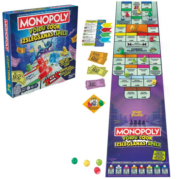 Monopol Boardgame Knockout (på estisk og lettisk sprog.)