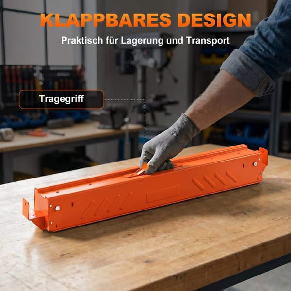 Justerbara fällbara sågbockar, metall, 250 kg kapacitet, set om 2