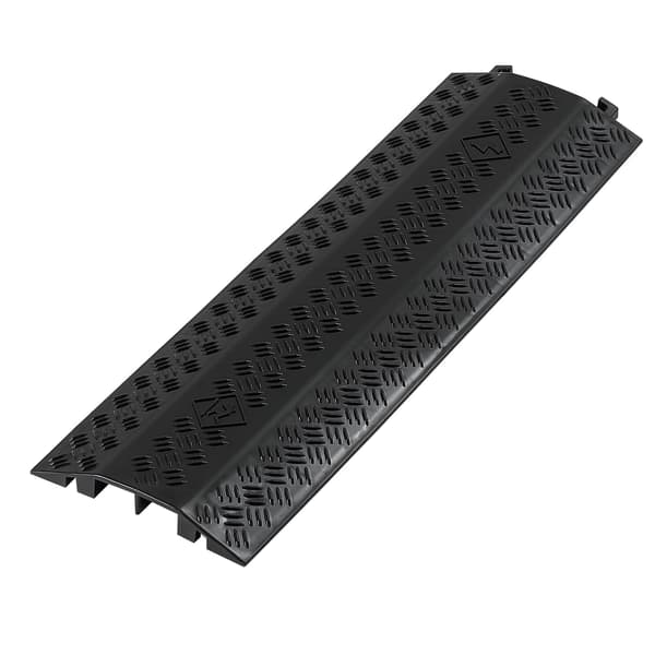 Kabelskyddsramp, 2-kanalig 7 000 kg, 3-pack