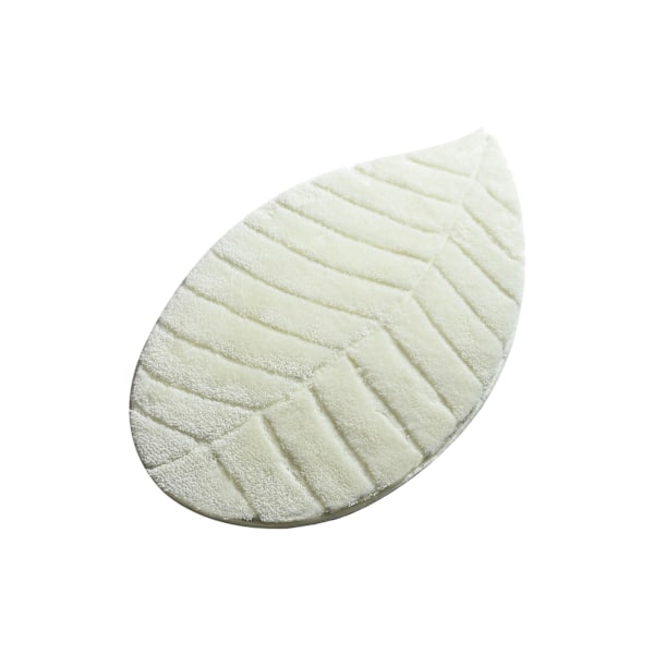 Akryl bademåtte Jungle Leaf - Ecru (60 x 100)