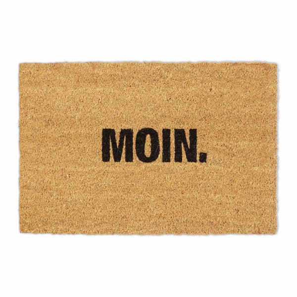 Dørmåtte i kokos "Moin."