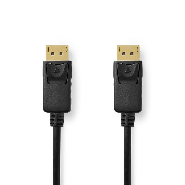 DisplayPort kaapeli | DisplayPort uros | DisplayPort uros | 8K@60Hz | Kullattu | 3.00 m | Pyöreä | PVC | Musta | Label