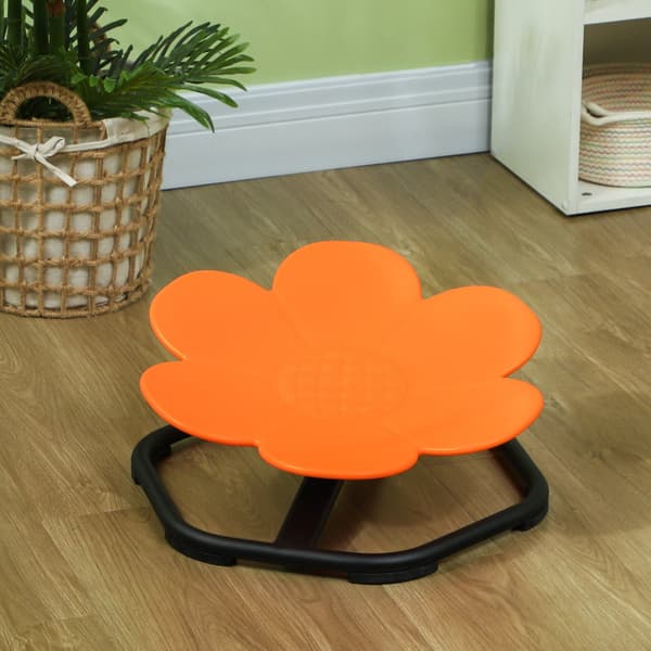 Sensorisk barnstol, roterande balanssits, plast, orange