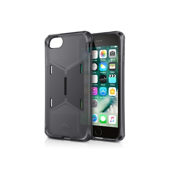 ITSKINS MAGNETA cover til iPhone 8 Plus / 7 Plus / 6s Plus / 6 Plus®. Sort