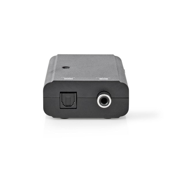 Digital Audio Converter | 1-vejs | Tilslutninger indgang: 1x S/PDIF | Tilslutninger udgang: TosLink Hun | Manual | Sort