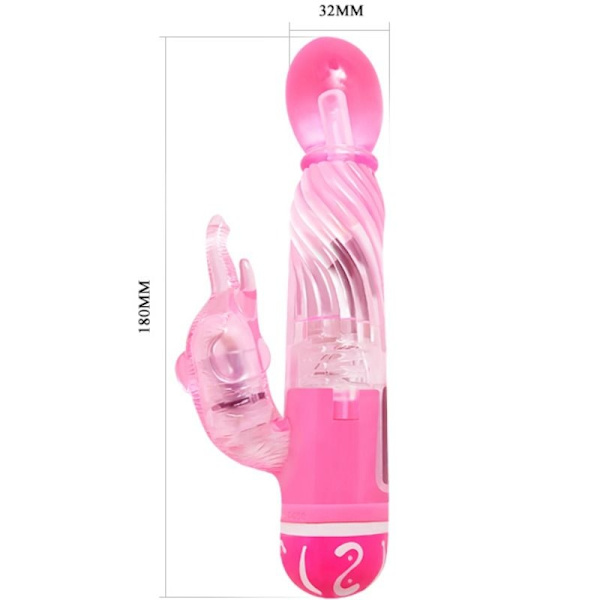 Baile - Multispeed Vibrator Med Pink Stimulator