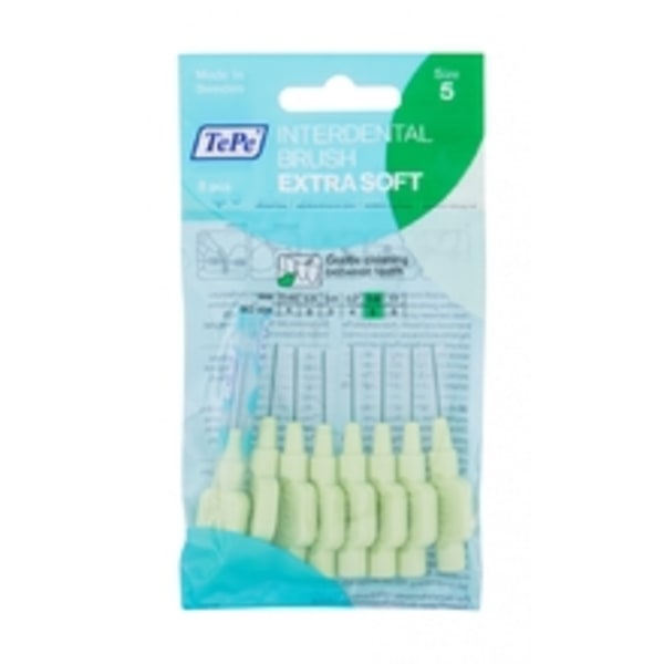 TePe - Interdental Brush Extra Soft ( 0,8 mm 8 pcs ) - Very fine interdental brushes 8.0ks