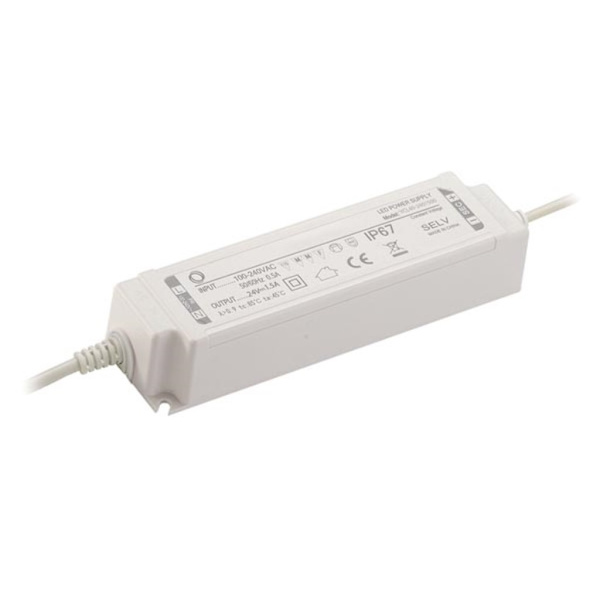 Växlande strömförsörjning - Enkel utgång - 40 W - 24 V - 1,67 A