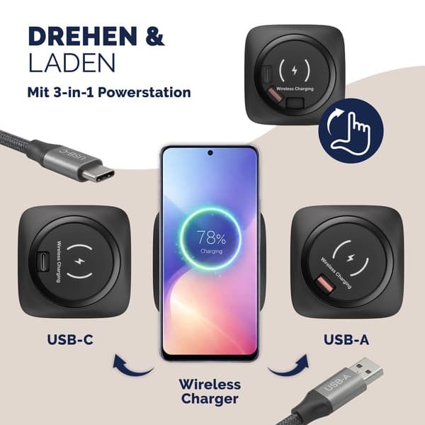 Højdejusterbart skrivebord, hvidt, 120x60 cm, USB-porte