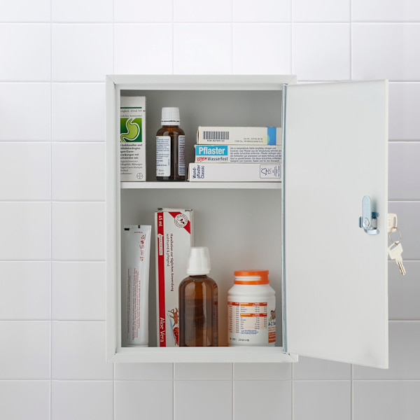 Låsbart medicinskåp