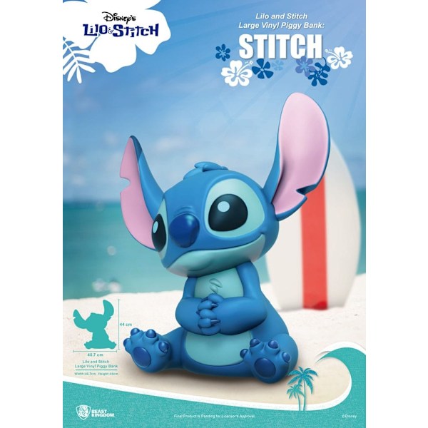 Lilo & Stitch Piggy Vinyylipankki Stitch 44 cm