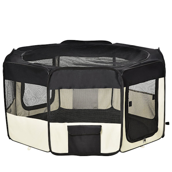 Puppy Run Outdoor Run Animal Playpen Leikkipentu Pentuaita, 600D Oxford, Ø120Xh58Cm