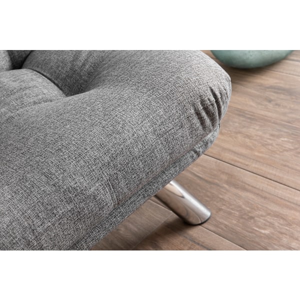 1-sits bäddsoffa Misa Small Solo - Ljusgrå
