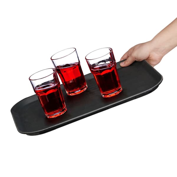 Serveringsbricka 2-pack i svart