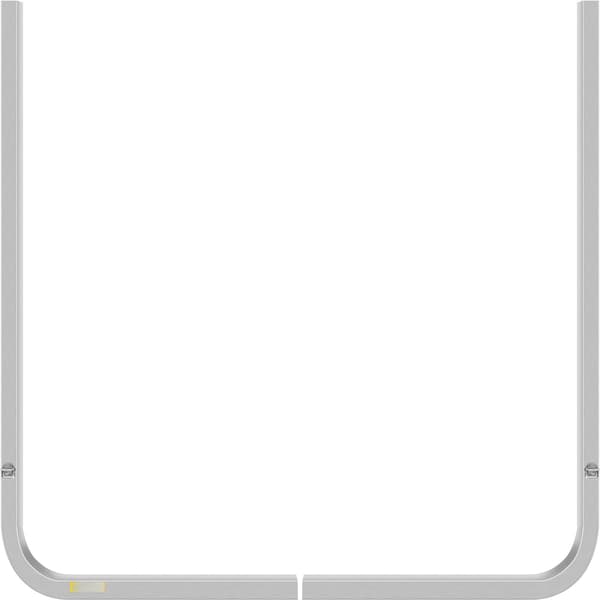 Bådtrailervejledninger, 46 tommer aluminium, justerbart par