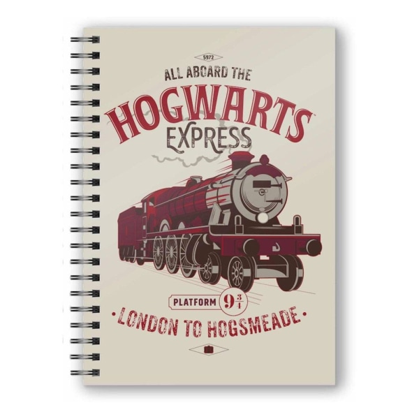Harry Potter Notebook med 3D-effekt alt sammen ombord på Hogwart