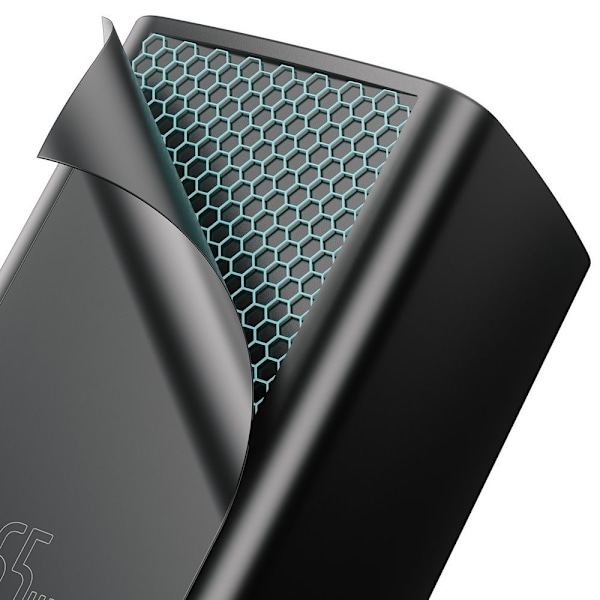 GaN2 Pro USB Snabbladdare USB-C QC PD 65W Svart