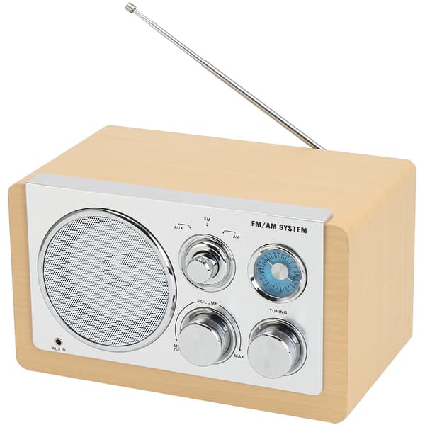 AM/FM analog radio Lyst træ