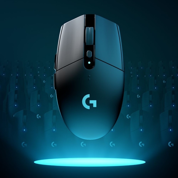 Logitech G305 - trådløs LIGHTSPEED gaming mus, sort