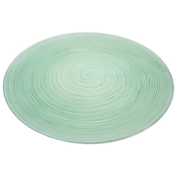 Mintunvärinen lasinaluse 33 cm - laadukas sisustus