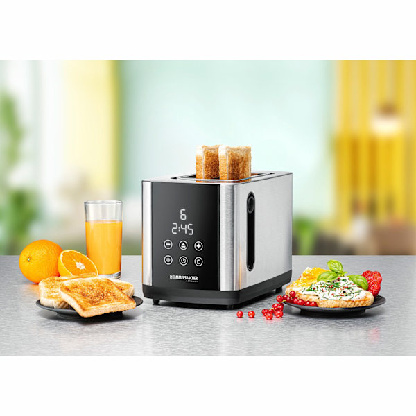 Brødrister Sunny TO 850 Rustfri LED-Disp Touch Control