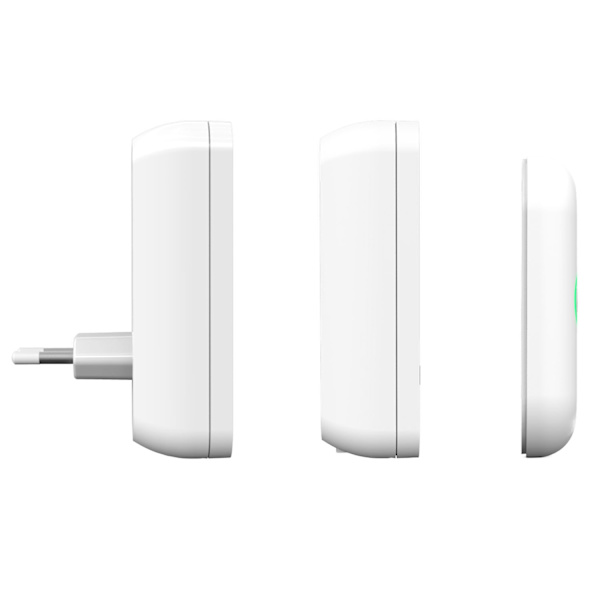 Trådlös dörrklocka tygfront Plug-in+portabel