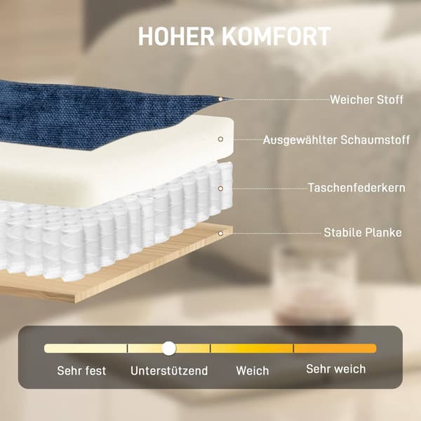 Chenille fåtölj, 360 graders vridbar, 70 cm sittbredd