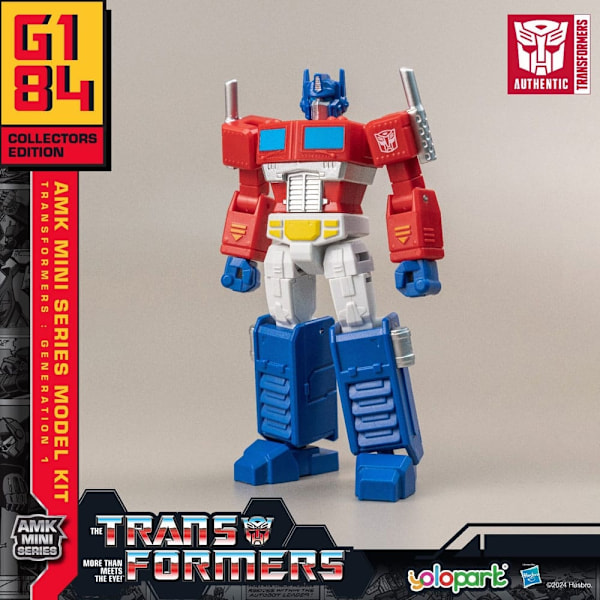 Transformatorer: Generation One AMK Mini Series Plast Model Kit Optimus Prime 12 cm