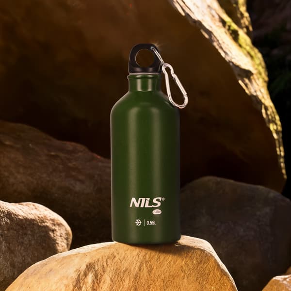 Matkapullo 550 ml, vihreä, tiivis