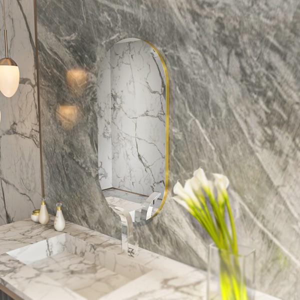 Mirror Riors - Transparent, Guld