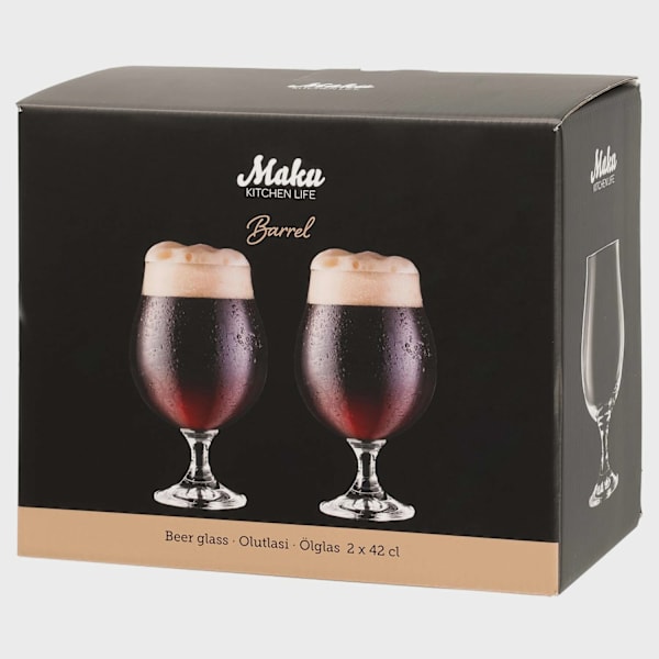 Ölglas, 50 cl, 2-pack, diskmaskinssäker