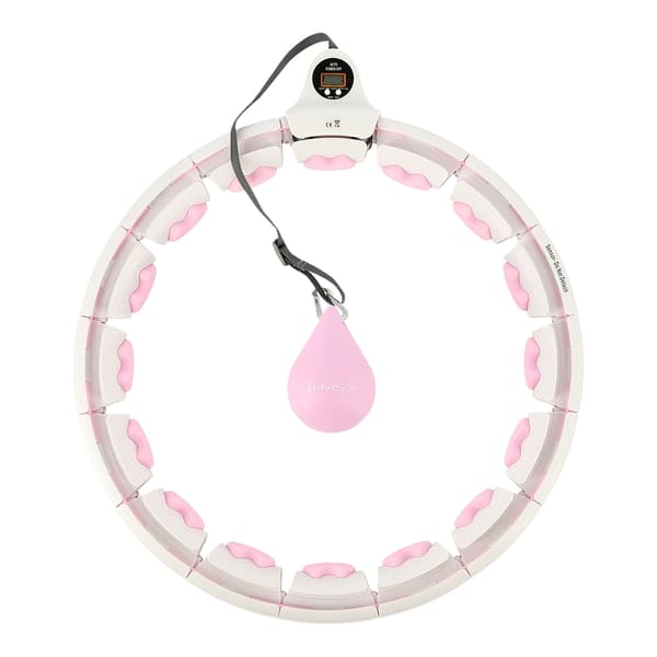 Viktad Rosa Hula Hoop med disk