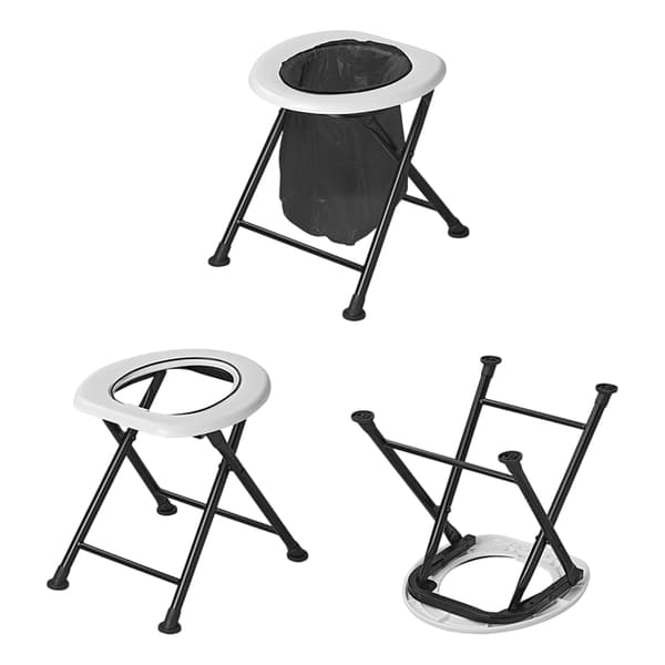 Fällbar campingtoalett