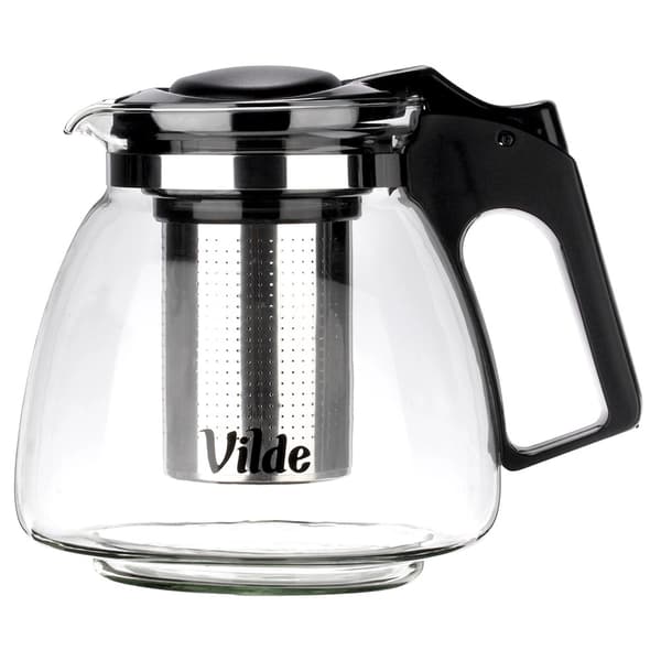 Tekande med infuser, borosilikatglas, 1,15L