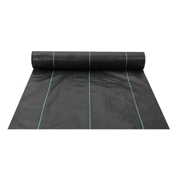 Ogräsbarriärtyg för landskap, 1,2 m x 75 m, vävd 140 g